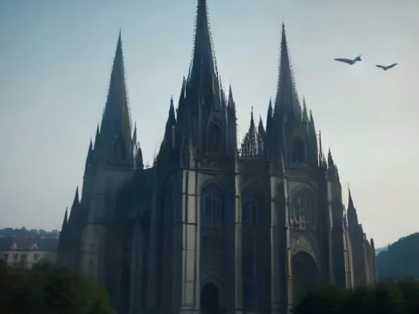 The gothic St. Barbara's Cathedral in Kutná Hora